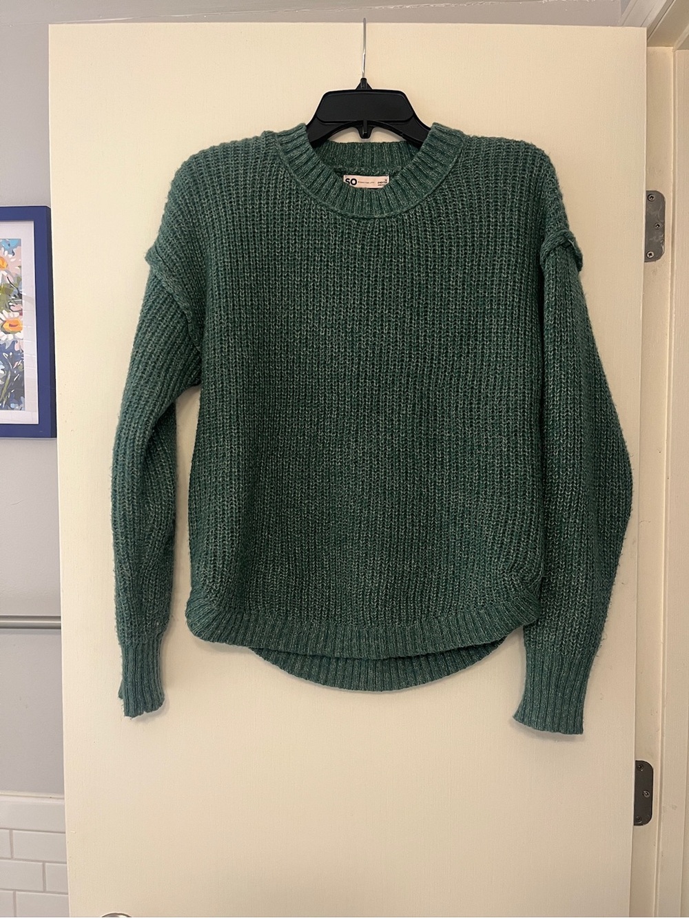 SO Sweater Green Knit Pullover